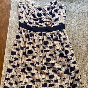 Anthropologie strapless dress